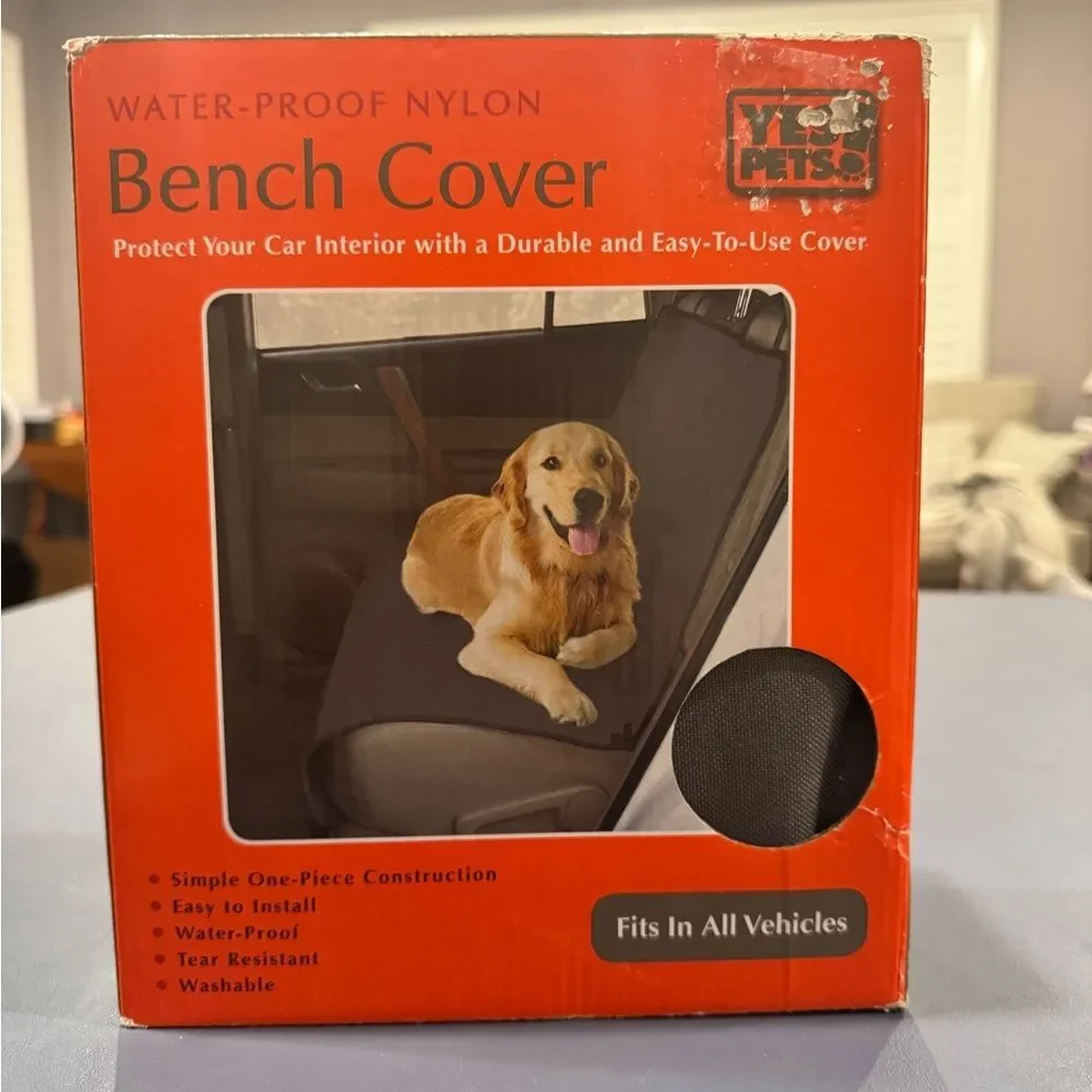 NEW Yes Pets Oxford Water-Proof Nylon Bench Cover Car Seat Protector